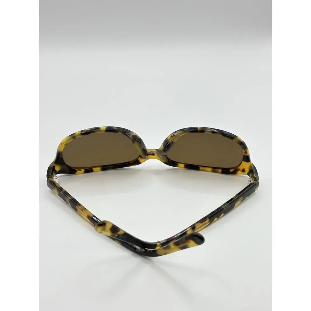 Talbots Oval Sunglasses Tortoise Brown Lenses Womens